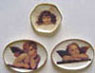 Dollhouse Miniature Baby Angel Platter 3Pcs.