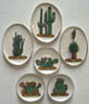 Dollhouse Miniature Cactus Dinnerware 6Pcs.