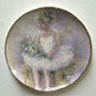 Dollhouse Miniature Ballerina Platter