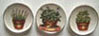 Dollhouse Miniature Terra-Cotta Flower Pot 3Pcs.