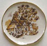 Dollhouse Miniature Brown Cottage Platter