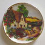 Dollhouse Miniature Cottage Plate