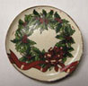 Dollhouse Miniature Wreath With Bow Platter