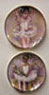 Dollhouse Miniature 2 Ballerina Platters