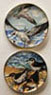 Dollhouse Miniature Seagulls & Sandpipers Platters