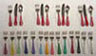 Dollhouse Miniature Silver Flatware Serves 4 Specify Color