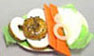 Dollhouse Miniature Bagel & Lox Platter