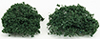 Dollhouse miniature WILD BUSHES - DARK GREEN, 20 PIECES