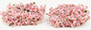 Dollhouse miniature WILD BUSHES - SPRING PINK MIX, 20 PIECES