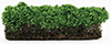 Dollhouse miniature LARGE GREEN HEDGES, 1PC 3