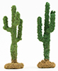 Dollhouse miniature MEDIUM SAGURO CACTUS, 4-1/4 INCHES, 2 PIECES