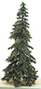 Dollhouse miniature APPALACHIAN GREEN SPRUCE ON SPIKE, 8 INCHES