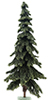 Dollhouse miniature APPALACHIAN GREEN SPRUCE ON SPIKE, 10"