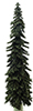 Dollhouse miniature APPALACHIAN GREEN SPRUCE TREE ON SPIKE, 12"