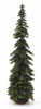 Dollhouse miniature SPRUCE TREE ON DISC BASE, 12 INCH TALL, GREEN