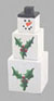 Dollhouse Miniature Snowman Boxes Stacked