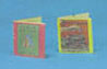 Dollhouse Miniature Railroad & Peter Rabbit Readable Books, Antique Reproduction