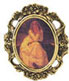 Dollhouse Miniature Lost In Thought, Framed Picture