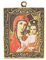 Dollhouse Miniature Madonna & Child Framed Picture