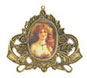 Dollhouse Miniature Red Haired Girl Framed Picture