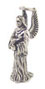 Dollhouse Miniature Angel W/Halo Statue 1In H Sterling Silver