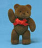 Dollhouse Miniature Jointed Teddy Bear, Assorted Natural Colors 2-3/4 High