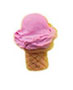 Dollhouse Miniature Ice Cream Cone, 1 Pc, Assorted Flavors