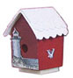 Dollhouse Miniature Bird House Assorted Colors and Designs