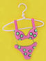 Dollhouse Miniature Swim Suit On Hanger Assorted