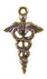 Dollhouse Miniature Medical Caduceus Sterling Silver