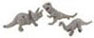 Dollhouse Miniature Dinosaurs 3 Pcs Assorted