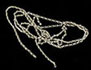 Dollhouse Miniature Silvertone Fine Link Chain/1Ft