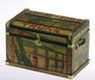 Dollhouse Miniature Lithograph Wooden Trunk Kit, Bliss Travel