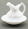 Dollhouse Miniature Pitcher And Bowl