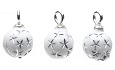 White Starburst Ornaments, Pkg. 3