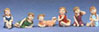 Dollhouse Miniature Young Girl Doll Assorted