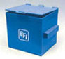 Dollhouse Miniature Dumpster, Blue