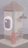 Dollhouse Miniature Electric Meter W/Main Fuse Box