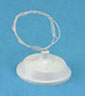 Dollhouse Miniature Utility Lamp, White