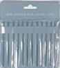 Dollhouse Miniature Mini Needle File Set 12Pcs