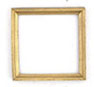 Dollhouse Miniature Gold Frame, 2 Pcs
