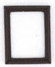 Dollhouse Miniature Frame, Walnut, 4 Pc