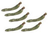 Dollhouse Miniature Green Chili, 6Pc