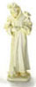 Dollhouse Miniature St. Francis, Ivory