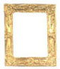 Dollhouse Miniature Frame, Gold, 2 X 1 5/16