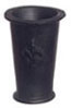 Dollhouse Miniature Planter Stand Black, Round 6Pc