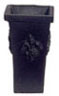 Dollhouse Miniature Planter Stand, Black, Square, 6Pc