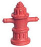 Dollhouse Miniature Fire Hydrant, 1/2In