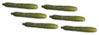 Dollhouse Miniature Zuchini, 6Pc