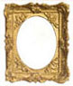 Dollhouse Miniature Frame, Antique 2-1/4 X 1-7/8